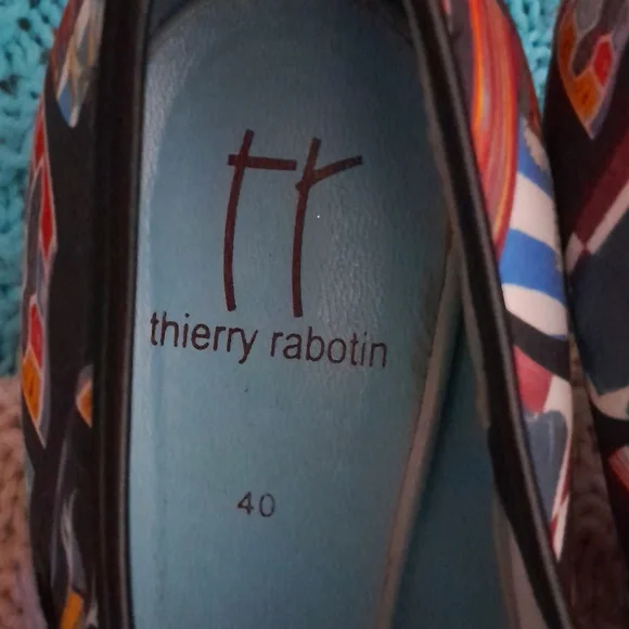 Thierry Rabotin Multicolor Patterned Heels - Picture 2 of 8
